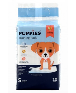 Puppies - хигиенна подложка за кучета с феромони 10 бр. S - размер 45х30