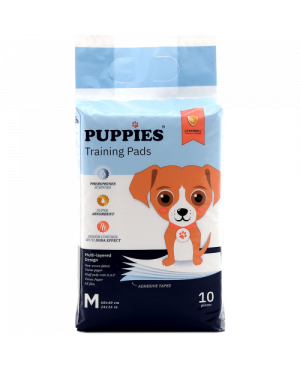 Puppies - хигиенна подложка за кучета с феромони 10 бр. M - размер 60х40