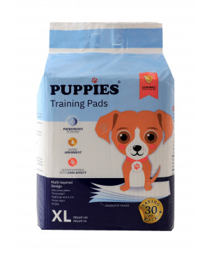 Puppies - хигиенна подложка за кучета с феромони 10 бр. XL - размер 60х90