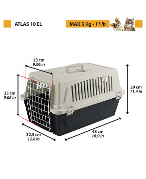 ТРАНСПОРТНА ЧАНТА ATLAS 10 EL GREY 48Х32,5Х29СМ ДО 5КГ.  