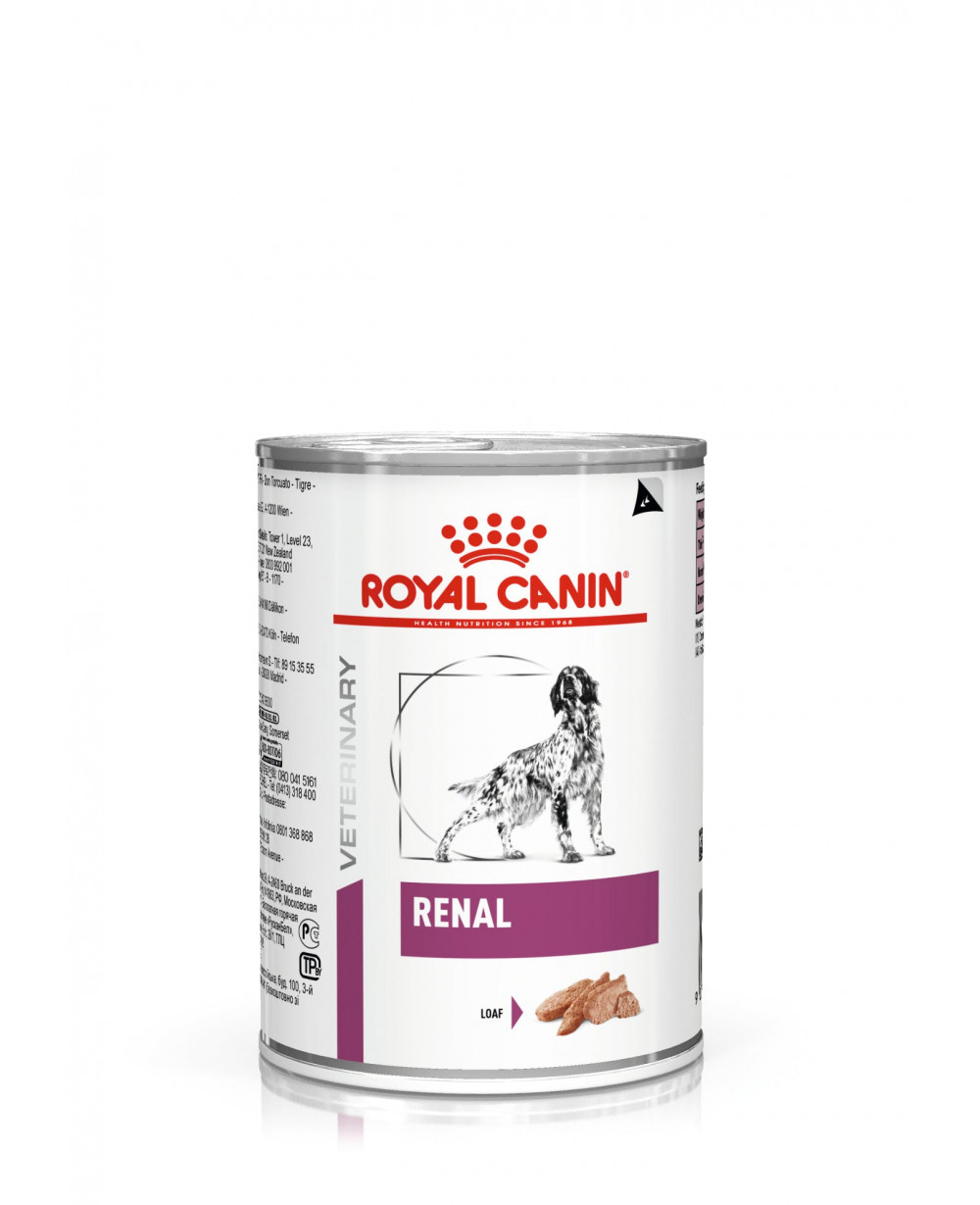 Консерва за кучета Royal Canin Renal - за остра или хронична бъбречна недостатъчност 400гр.
