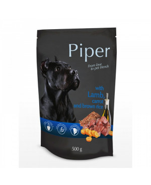 Piper Adult пауч - агне,морков и кафяв.ориз 500гр.