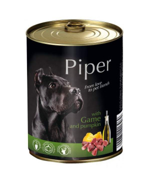 Консерва за кучета PIPER - Дивеч и тиква 400гр.