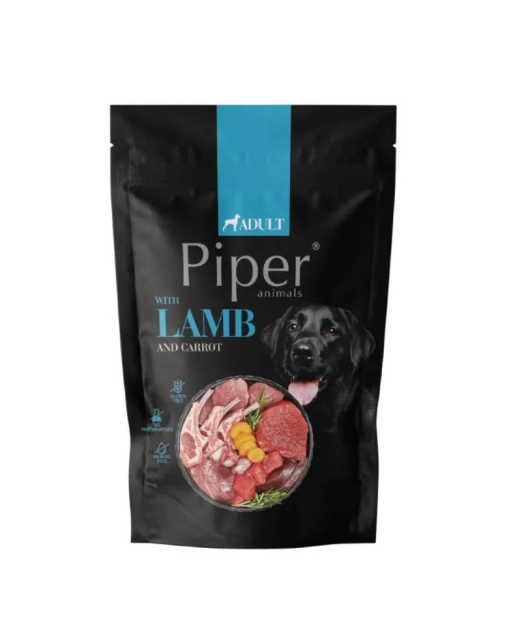 Piper Pouch с агнешко и моркови 150g.