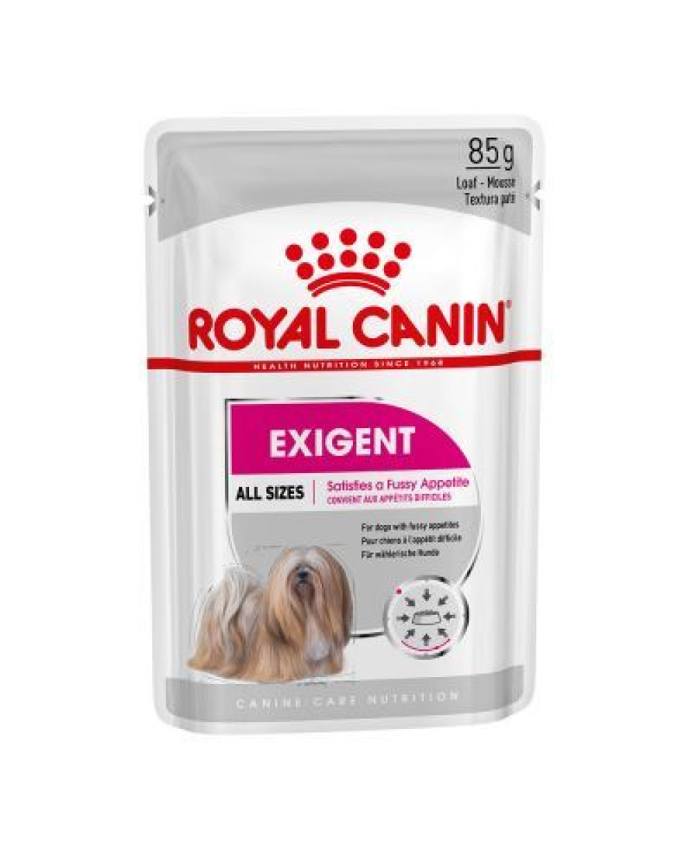 ROYAL CANIN EXIGENT КАПРИЗНИ КУЧЕТА ПАУЧ 85гр.