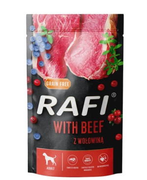 Rafi Pouch Beef пауч за всички породи кучета, с говеждо  500g.