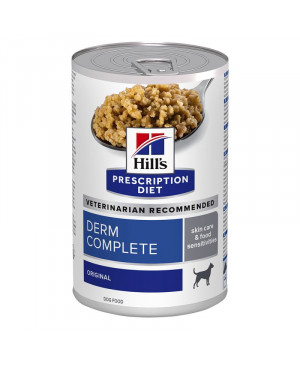 КОНСЕРВА ЗА КУЧЕТА HILL`S CANINE Derm Complete с яйца и ориз 370гр. при дерматити
