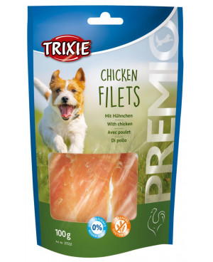 Лакомство за куче  - Trixie PREMIO Chicken - лакомство от чисто пилешко месо 100 гр.