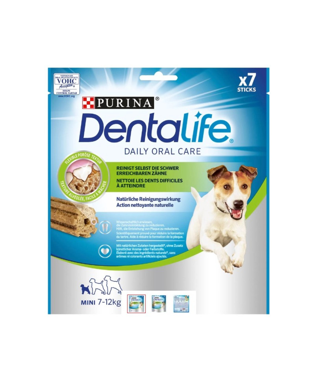 Purina - DENTALIFE Sticks - дентално лакомство за кучета Mini 7-12kg.
