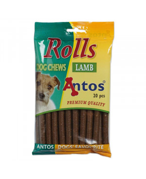 лакомство за куче ANTOS ROLLS - меки солети с агнешко 20бр.,200гр.