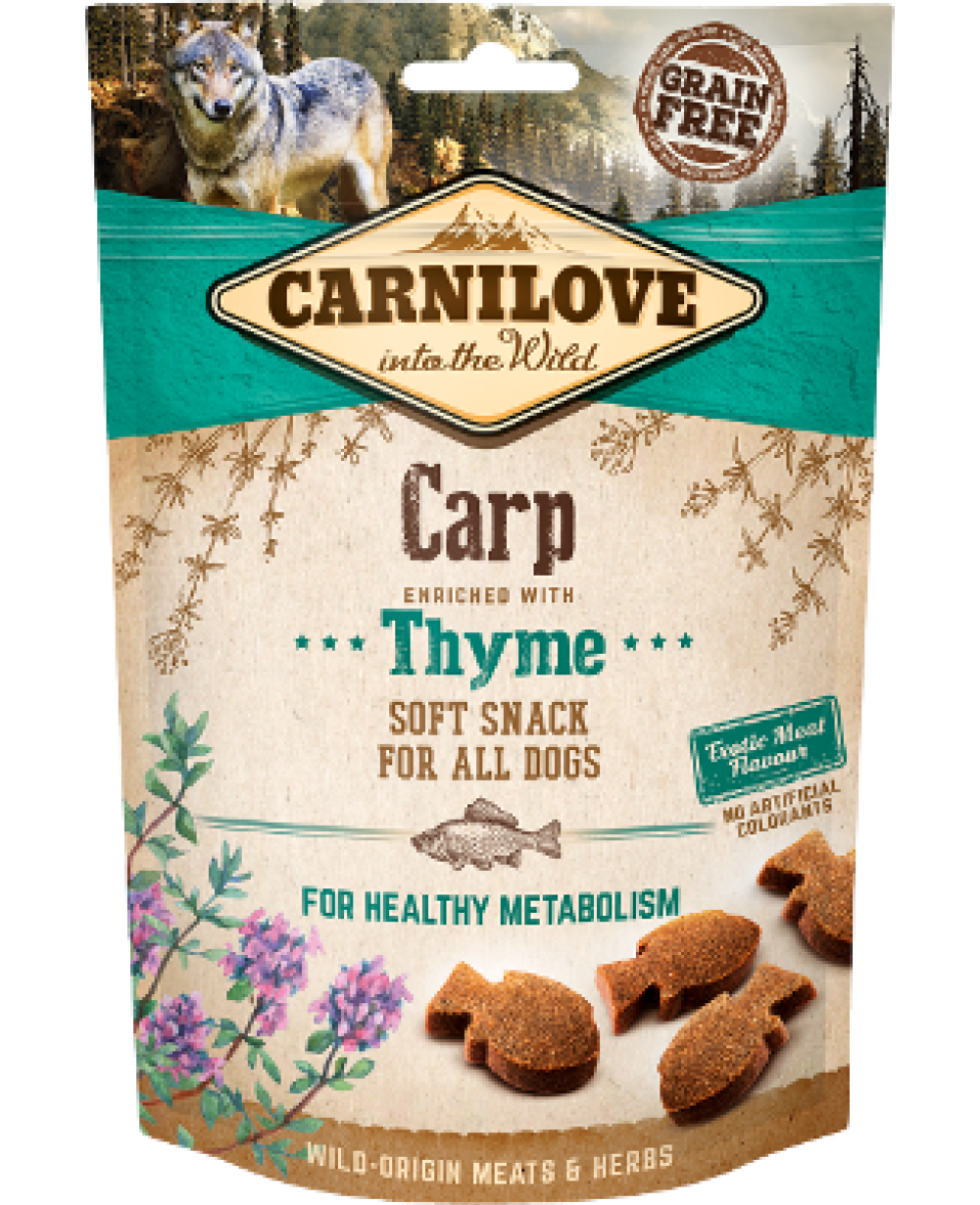 Меко лакомство Carnilove с Шаран и мащерка 200гр.