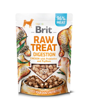 Brit Raw Treat Digestion сурово лакомство за кучета с пиле и пробиотици 40гр.