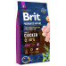 Суха храна за кучета BRIT PREMIUM Adult S 8 кг. с пиле