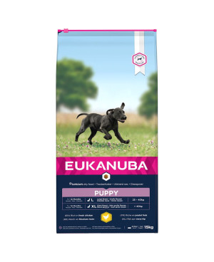 Суха храна за кучета Eukanuba Growing Puppy Large Breed с пилешко 18кг.