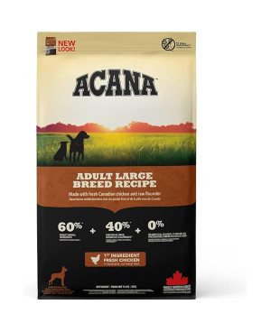 Acana Adult Large Breed - суха храна за кучета 17кг.