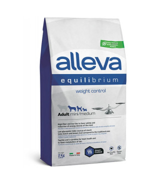 Alleva Equilibrium Weight Control Adult Mini/Medium - за кучета от малки и средни породи 2 кг.