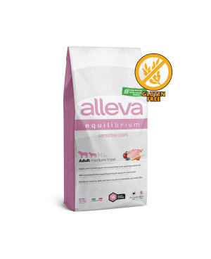 ALLEVA DOG EQUILIBRIUM PORK ADULT MEDIUM/MAXI 12кг.