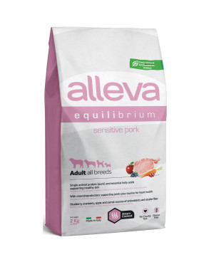 ALLEVA Equilibrium Sensitive Adult all breed със свинско месо 2кг.