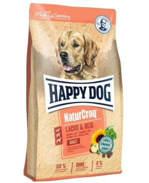 Happy Dog NaturCroq Salmon & Rice - със сьомга и ориз 11кг. 
