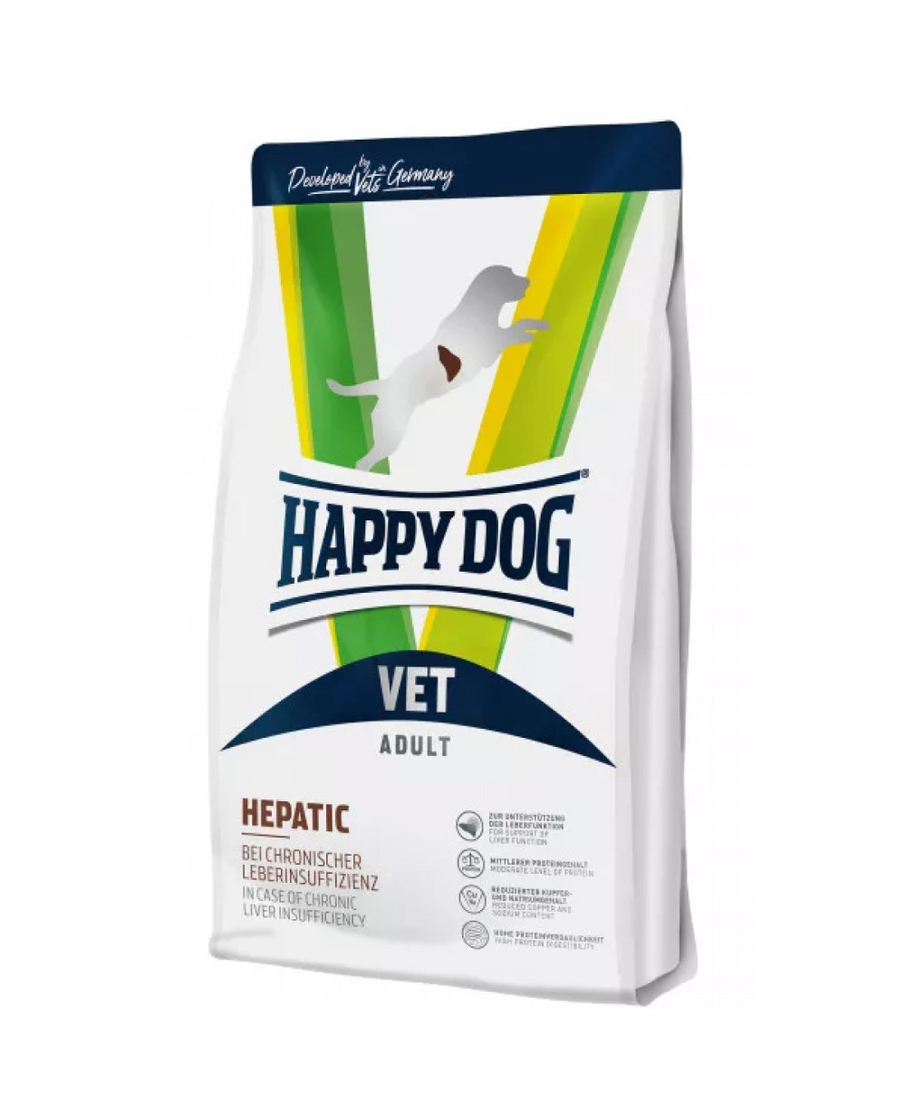 Happy Dog Vet Diet Hepatic-за чернодробна недостатъчност при кучета 4кг.