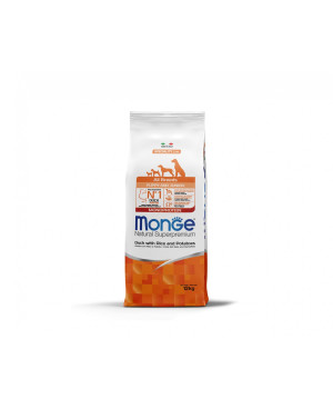 Monge Dog Monoprotein Puppy All breeds Duck, Rice & Potatoes 12кг.