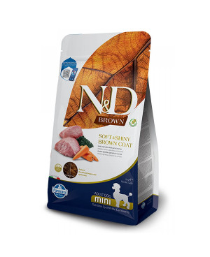 N&D Dog Spirulina Adult Mini Brown Lamb & Carrot 5кг.