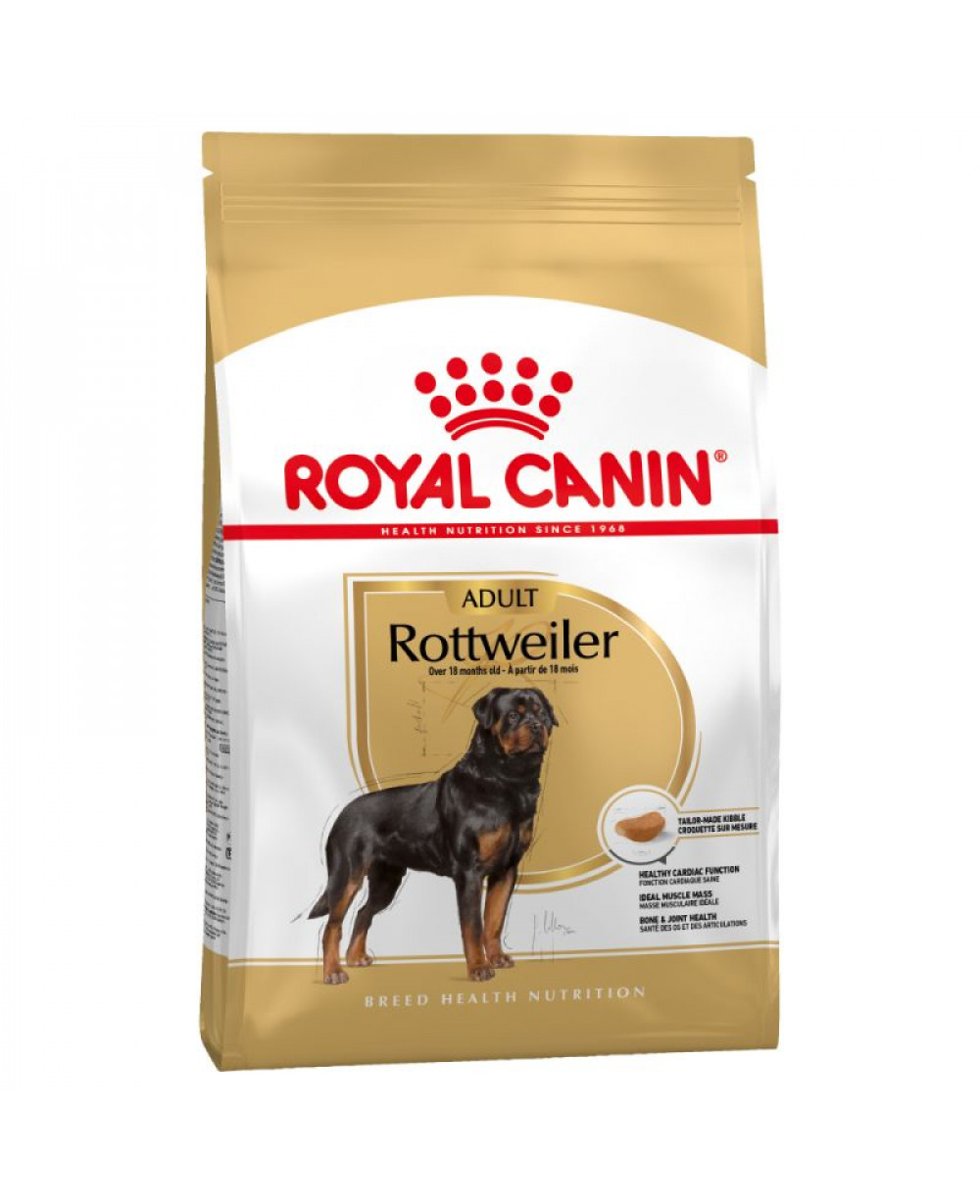 СУХА ХРАНА ЗА КУЧЕТА - ROYAL CANIN ROTTWEILER ADULT 12кг.
