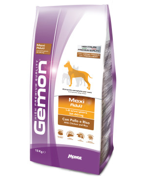 Суха храна за кучета GEMON DOG Maxi Adult - с пиле и ориз 15кг.