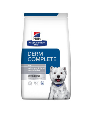 HILL'S Canine Derm Complete Mini 6кг. с яйца и ориз - при кожни проблеми 