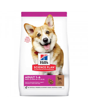 Суха храна за кучета Hill's Canine Adult  Small&Mini с агнешко 6кг.