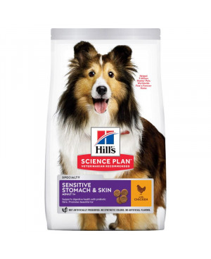 Суха храна за кучета Hill's Canine Adult Sens.Stomach and Skin 14kg.