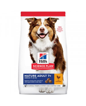 Суха храна за кучета Hill's Canine Mature Medium с пилешко 14кг.