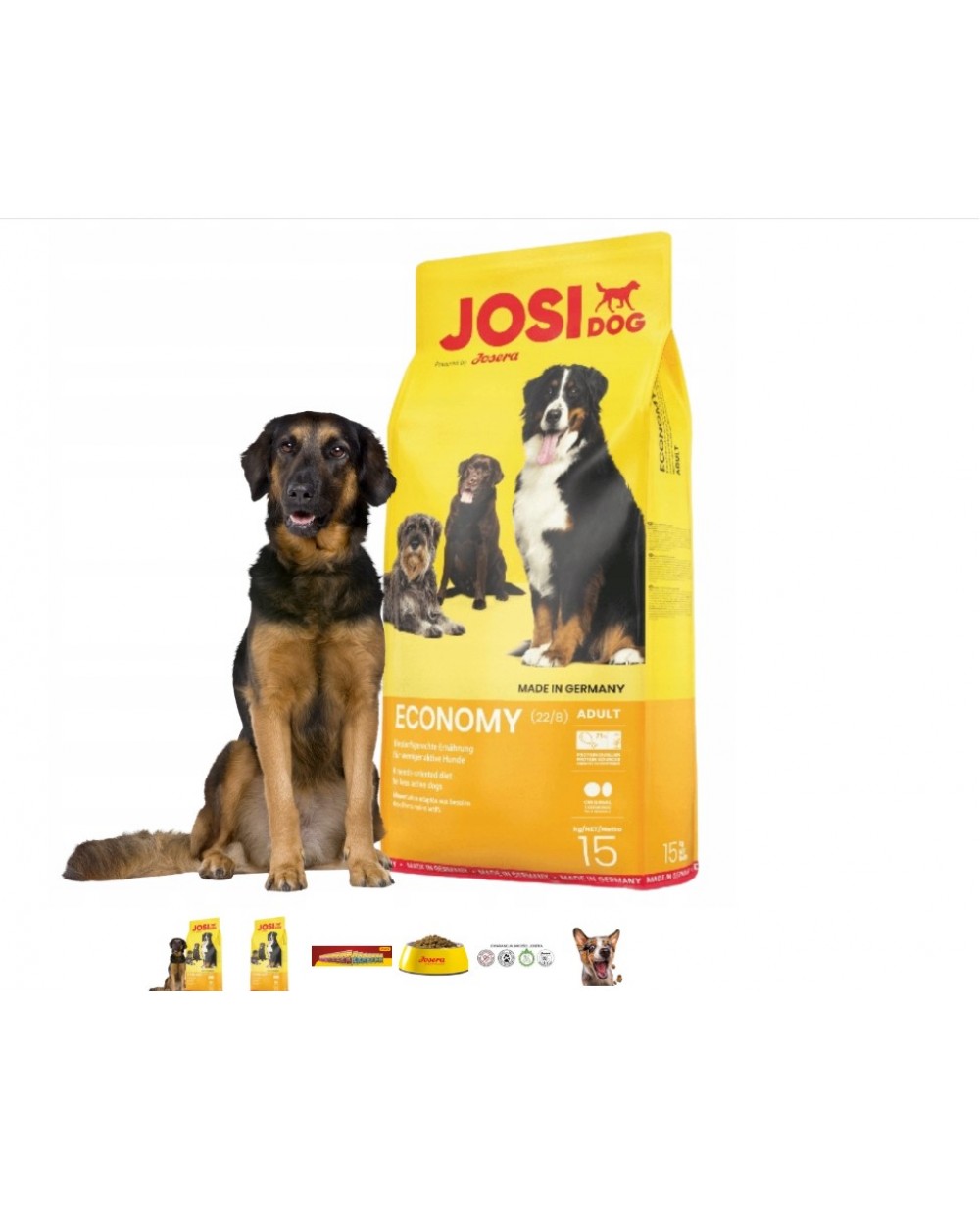 JosiDog Economy Adult суха храна за израснали кучета 15кг.+3КГ.БОНУС
