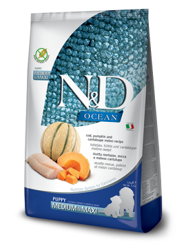 N&D Puppy Med.&Maxi COD,Pumpkin 12кг.-за подрастващи кучета