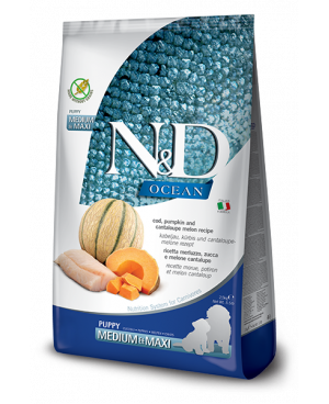N&D Puppy Med.&Maxi COD,Pumpkin 12кг.-за подрастващи кучета