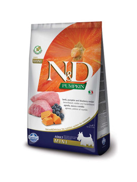 N&D Mini Adult 7кг.- с агнешко и тиква 