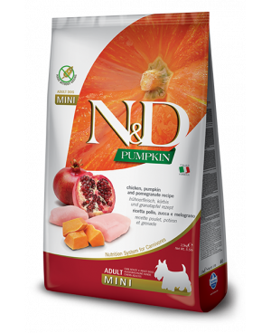 N&D Mini Adult 7кг. – с пиле, тиква и нар.