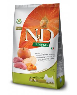 N&D Mini Adult 7кг. с глиганско, тиква и ябълка.