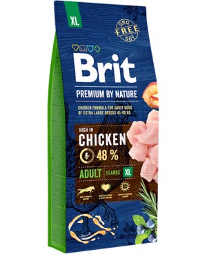 Суха храна за кучета BRIT PREMIUM XL Adult 15кг.