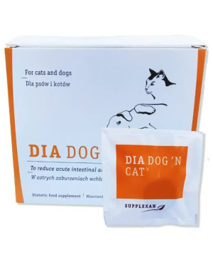 Dia Dog&Cat - хранителна добавка против диария при кучета и котки - 1 таблетка