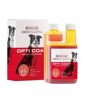 Добавка за кучета Versele Laga Oropharma Opti Coat - за лъскава козина и здрава кожа 250 мл.