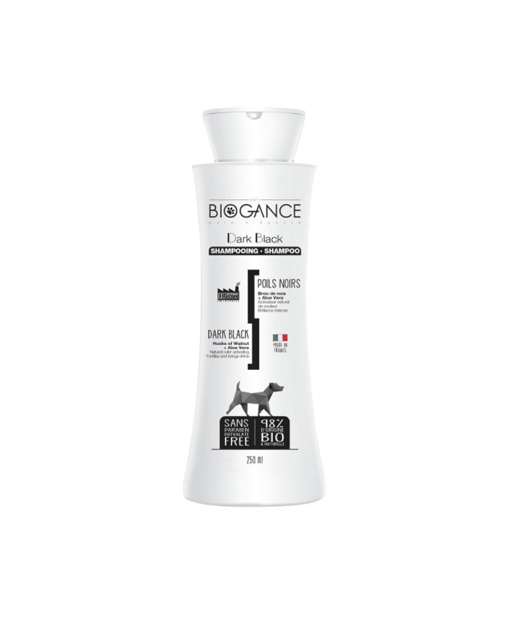 Biogance Dark Black Shampoo Шампоан за тъмна и черна козина 250мл.