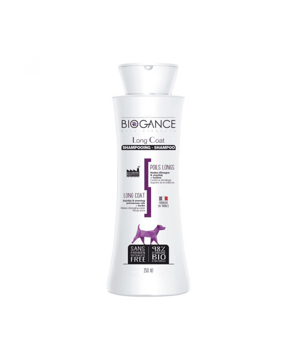 Biogance Long Coat Shampoo Шампоан за кучета с дълга козина 250мл.