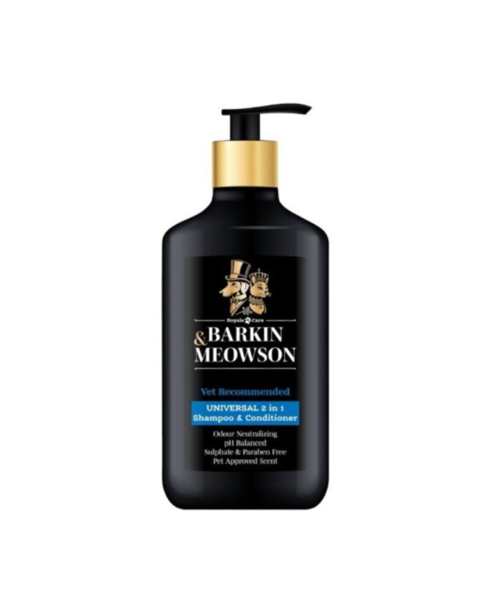 Barkin&Meowson Universal – 2 в 1 шампоан и балсам за кучета и котки 350мл.
