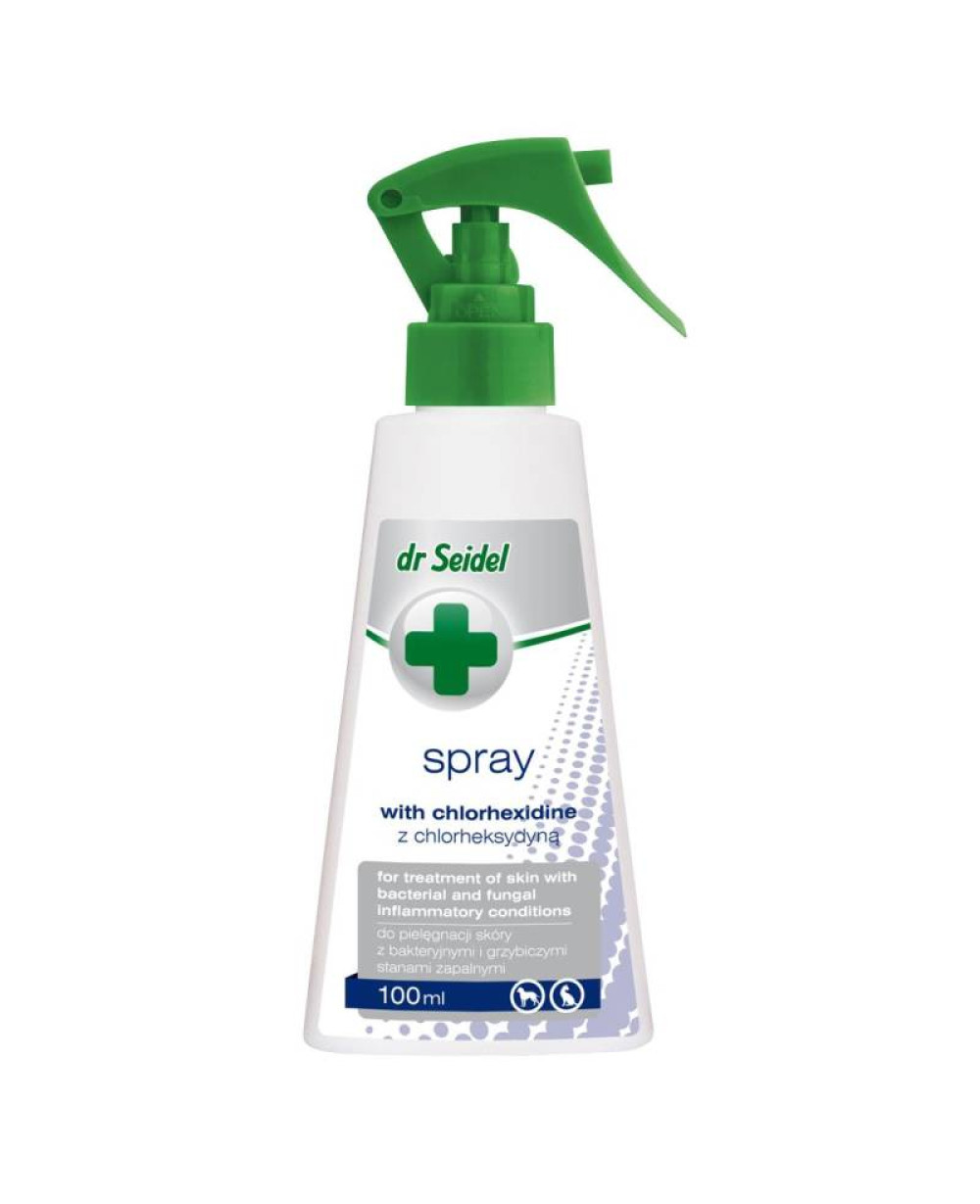 Dr.Seidel Spray with Chlorhexidine - антибактериален спрей с хлорхексидин 100 мл.