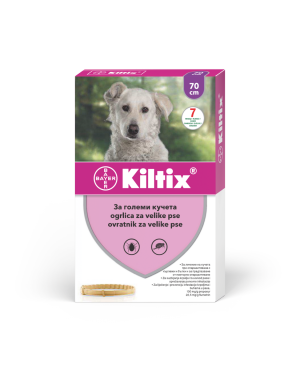 Kiltix - противопаразитна каишка за кучета срещу кърлежи и бълхи 70 см. 
