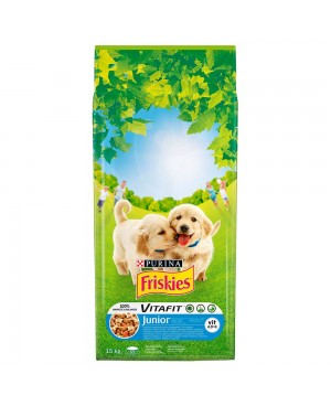 Суха храна за кучета FRISKIES Junior 15кг.