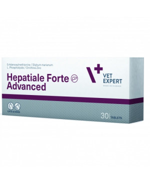 Промо цена за 2бр.-Vet Expert Hepatiale Forte Advanced / Хепатиале Форте Адванс 30табл.