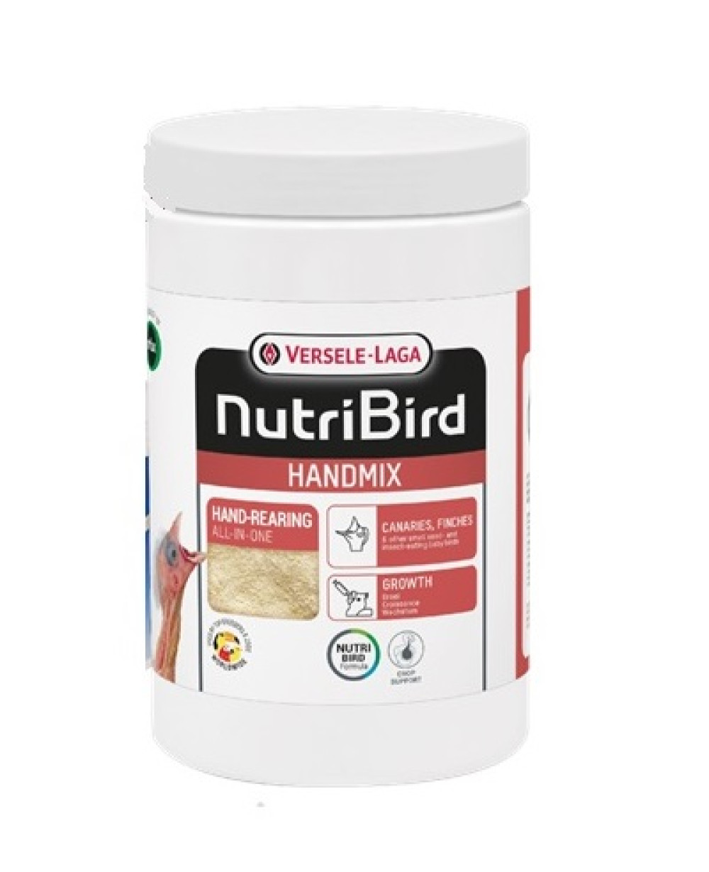 NUTRIBIRD HANDMIX – ПЪЛНОЦЕННА ХРАНА ЗА РЪЧНО ХРАНЕНЕ НА НОВОИЗЛЮПЕНИ ПТИЦИ 500гр.