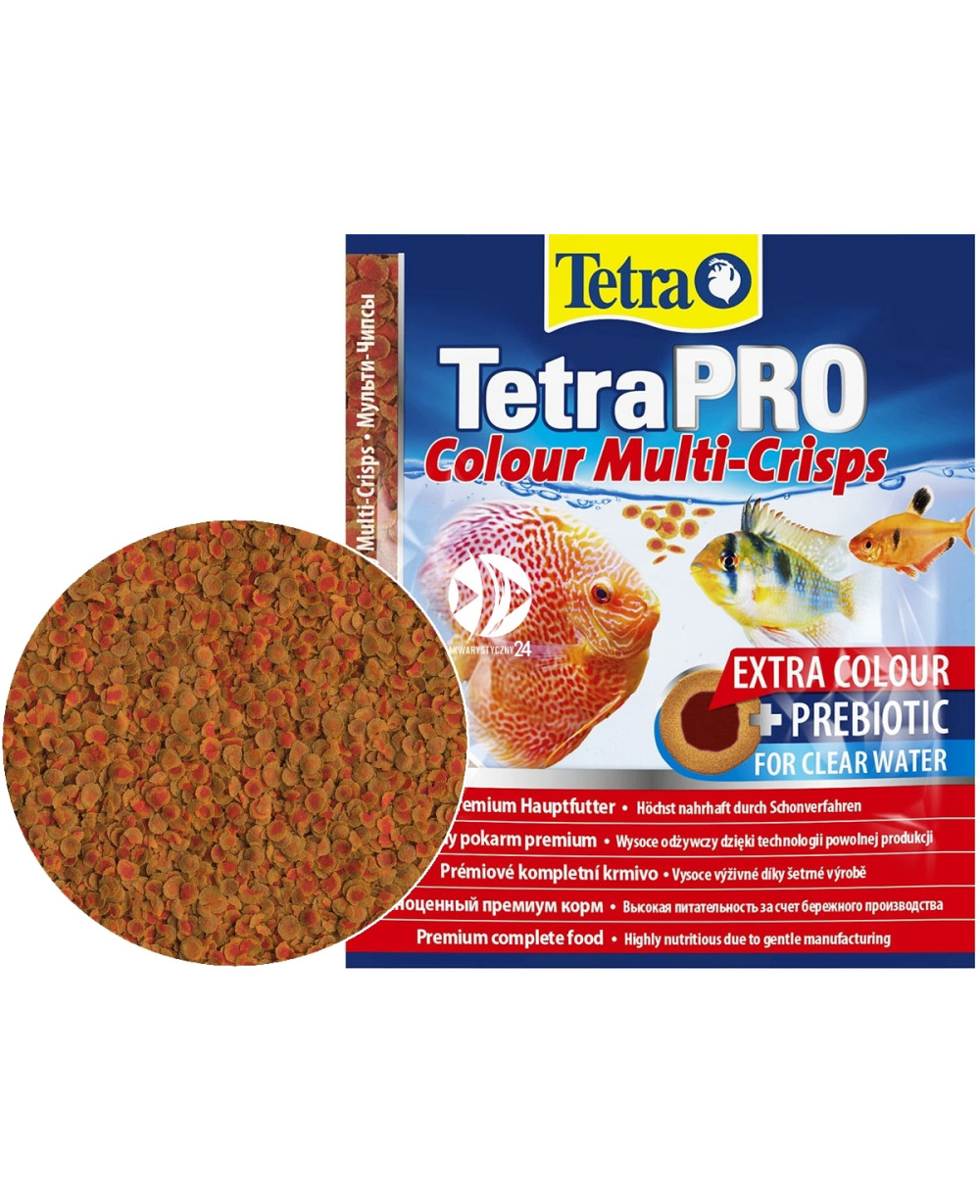 храна за декортивни рибки за наситен цвят -TetraPro Colour 12гр.
